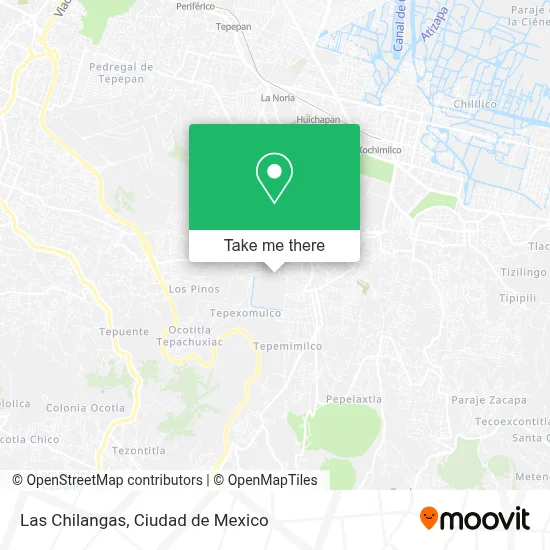 Las Chilangas map