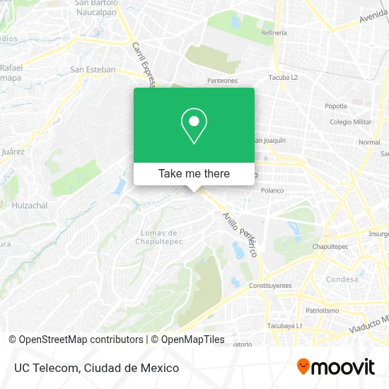 UC Telecom map