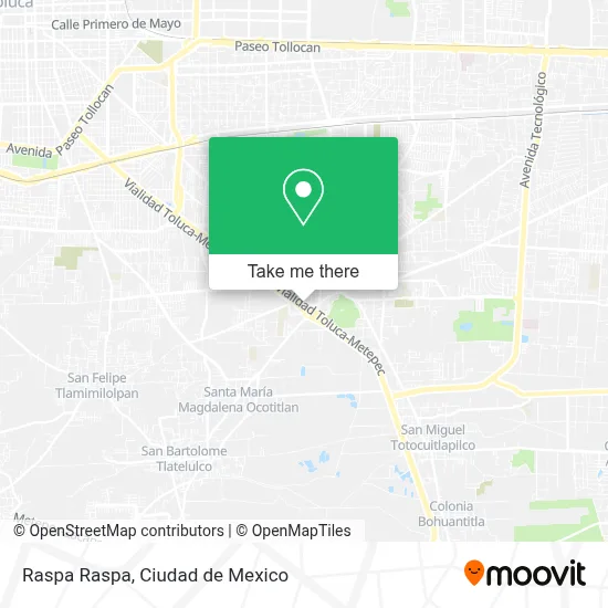 Raspa Raspa map