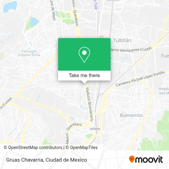 Gruas Chavarria map