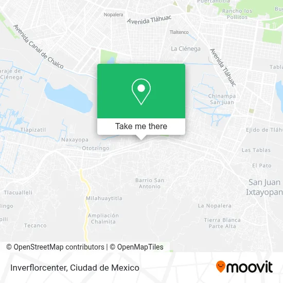 Inverflorcenter map