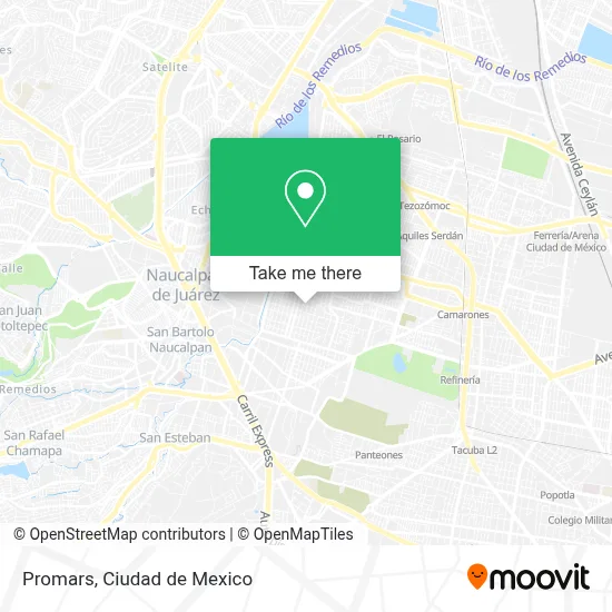 Promars map