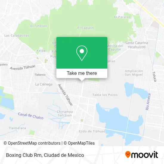 Boxing Club Rm map