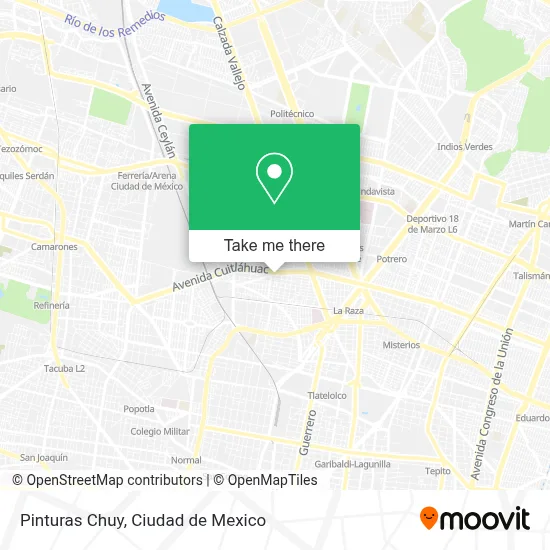 Pinturas Chuy map