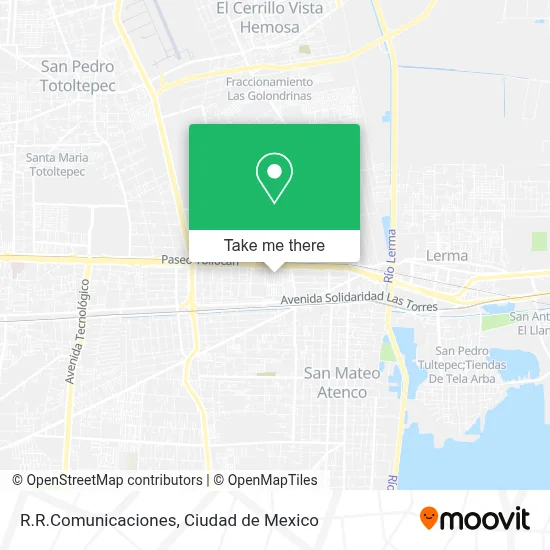 R.R.Comunicaciones map