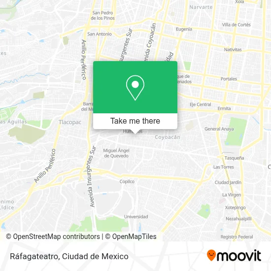 Ráfagateatro map