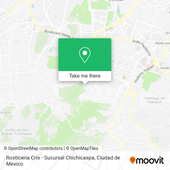 Rosticería Cris - Sucursal Chichicaspa map