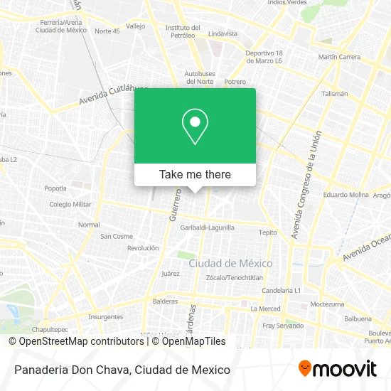 Panaderia  Don Chava map