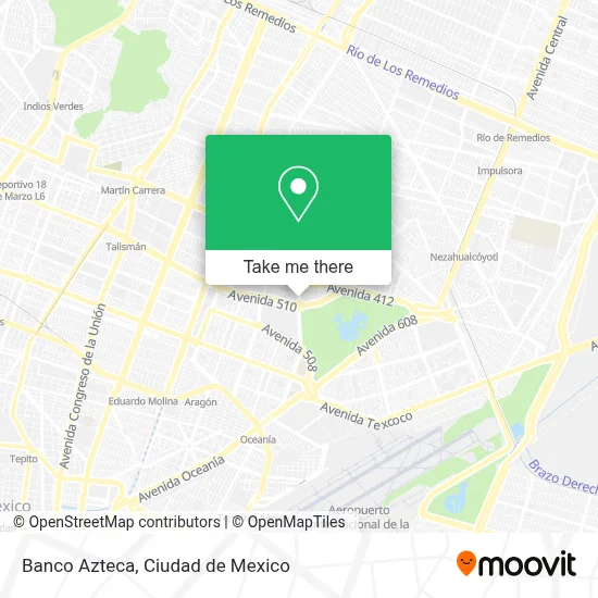 Banco Azteca map