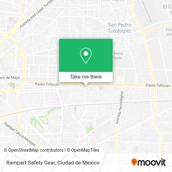 Rampart Safety Gear map