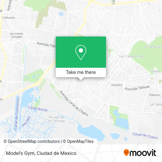 Model's Gym map