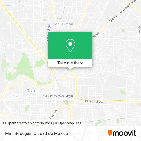 Mini Bodegas map