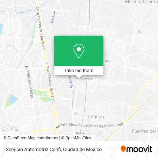 Servicio Automotriz Confi map