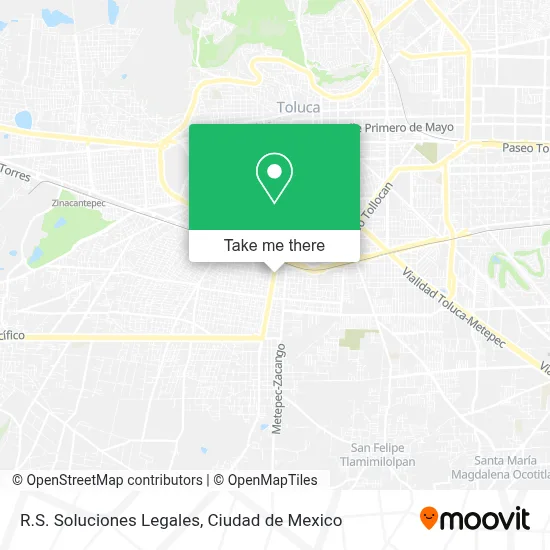 R.S. Soluciones Legales map