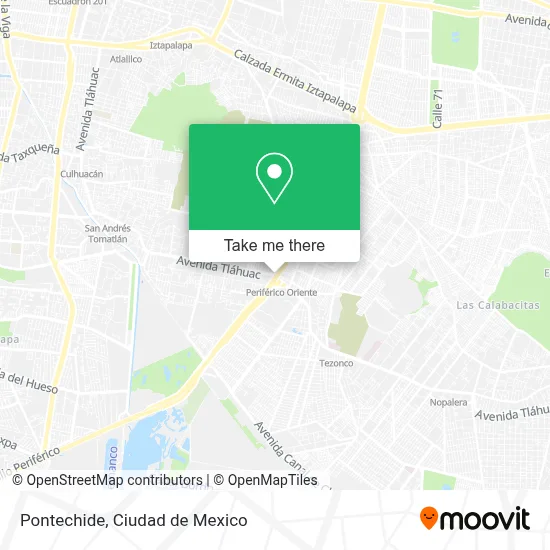 Pontechide map