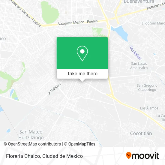 Floreria Chalco map