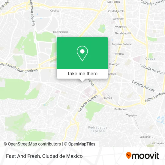 Fast And Fresh map