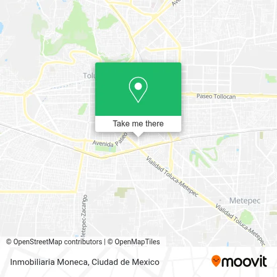 Inmobiliaria Moneca map