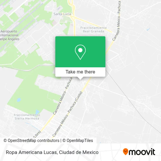 Ropa Americana Lucas map