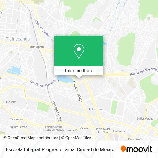 Escuela Integral Progreso Lama map