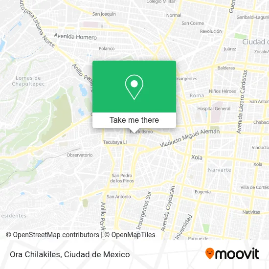 Ora Chilakiles map
