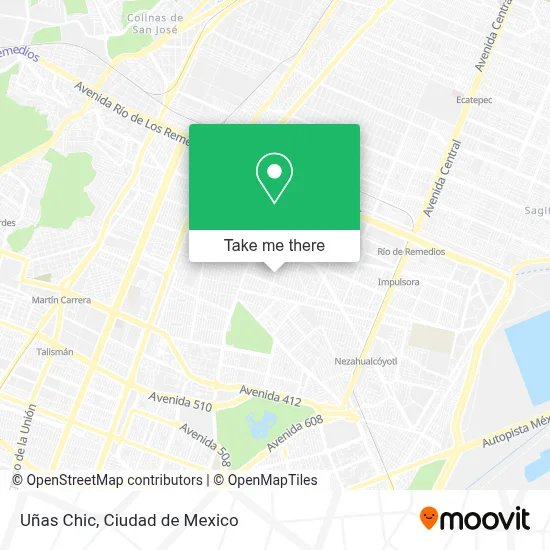 Uñas Chic map