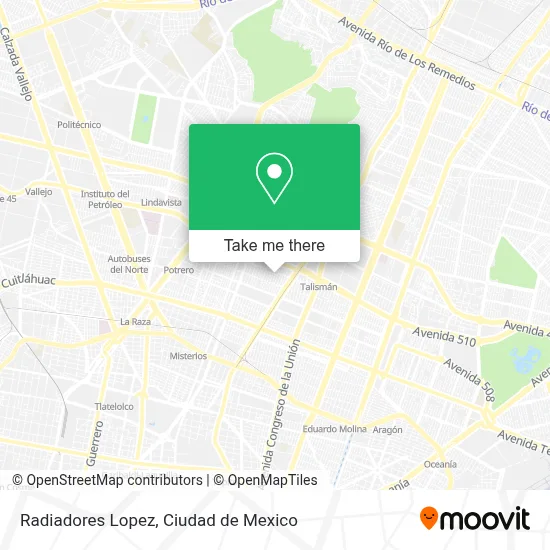 Radiadores Lopez map