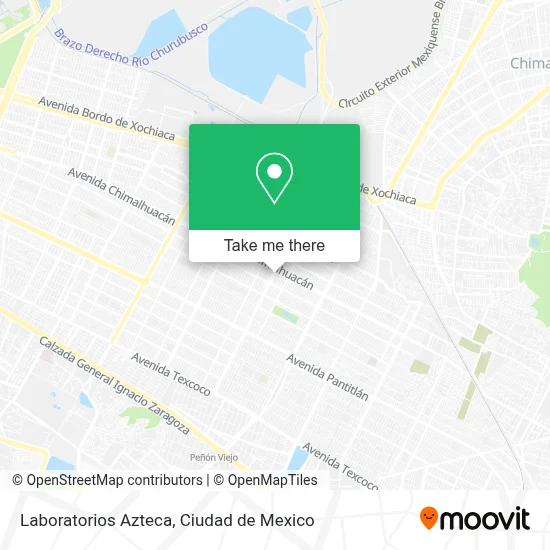 Laboratorios Azteca map
