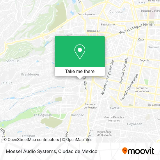 Mossel Audio Systems map