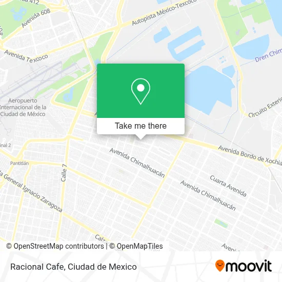 Racional Cafe map