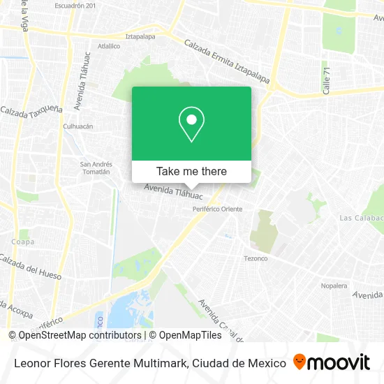 Leonor Flores Gerente Multimark map