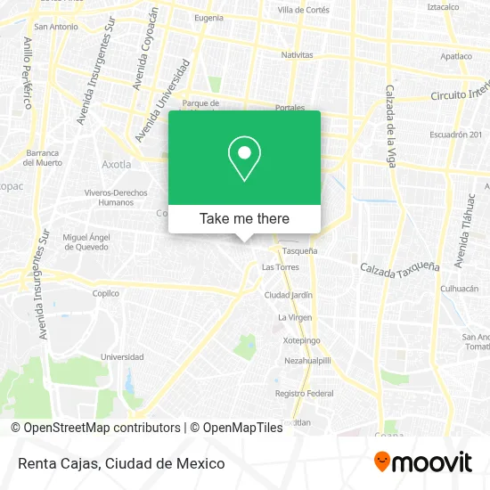 Renta Cajas map