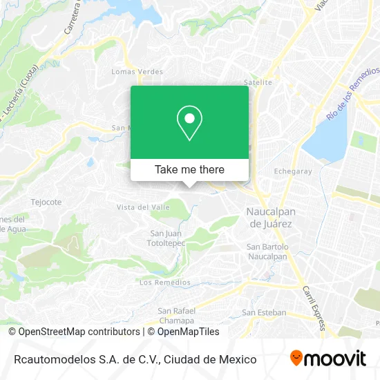 Rcautomodelos S.A. de C.V. map