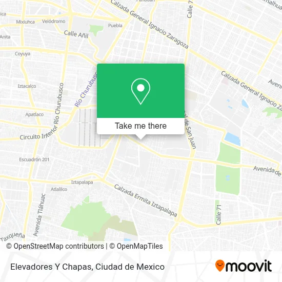 Elevadores Y Chapas map