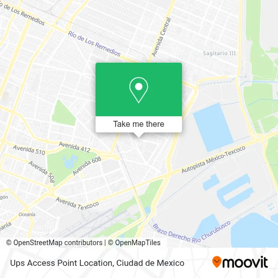 Ups Access Point Location map