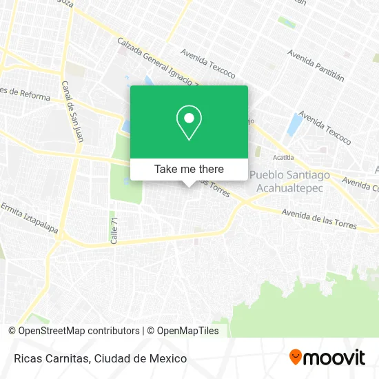Ricas Carnitas map