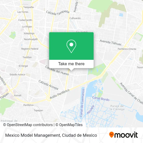 Mexico Model Management map