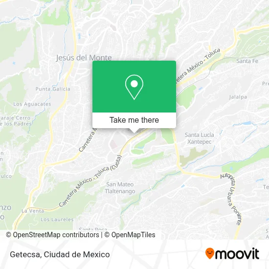 Getecsa map