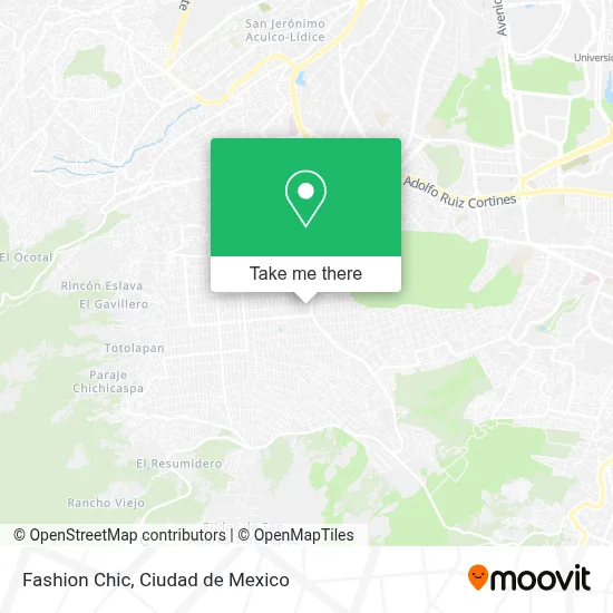 Fashion Chic map