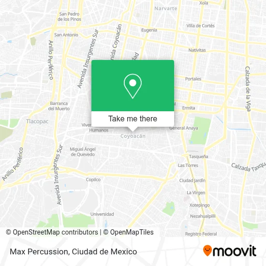 Max Percussion map