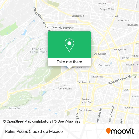 Ruliis Pizza map