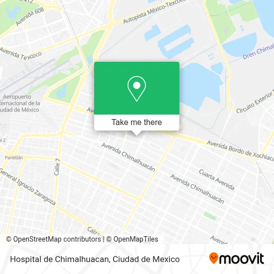 Hospital de Chimalhuacan map