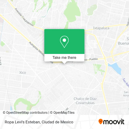 Ropa Levi's Esteban map