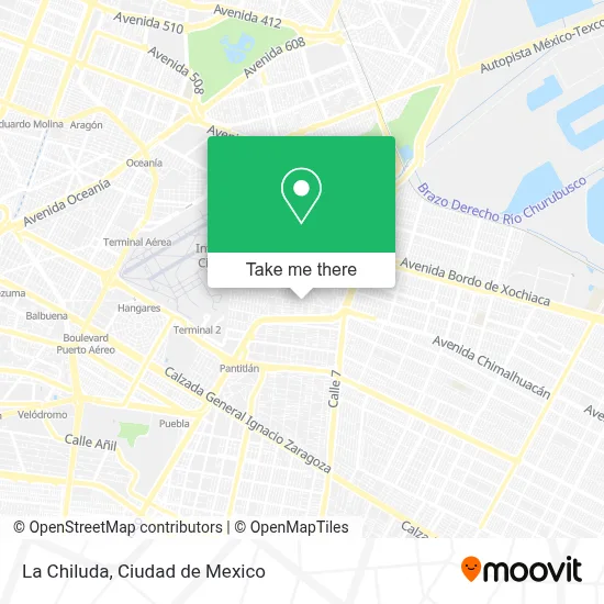 La Chiluda map