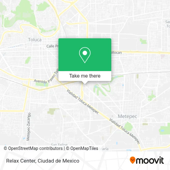 Relax Center map