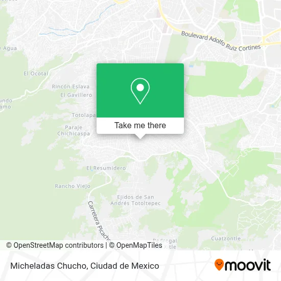 Micheladas Chucho map