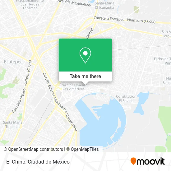 El Chino map