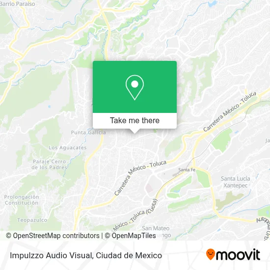 Impulzzo Audio Visual map