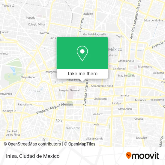 Inisa map