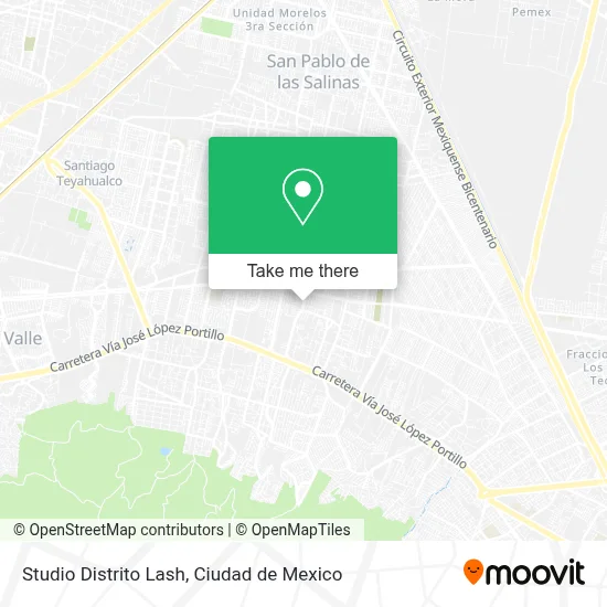 Studio Distrito Lash map